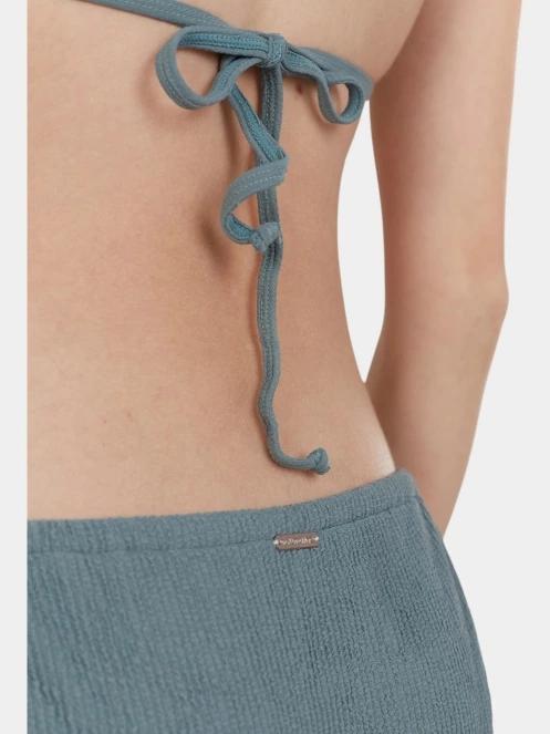 Fundango Innisfil Triangle Jacquard Top női bikini felső zöld színben 7