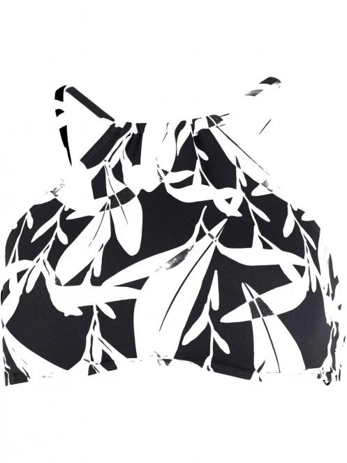 Fundango Hogg High Neck Top női bikini felső fekete színben 7