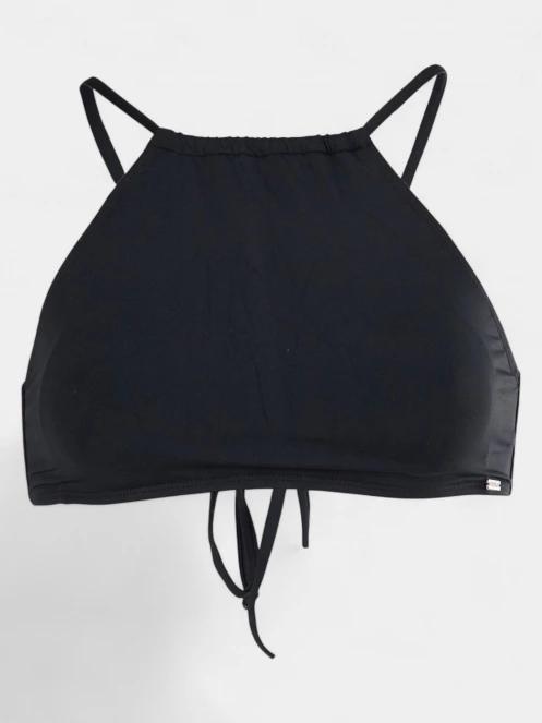 Fundango Hogg High Neck Top női bikini felső fekete színben 2