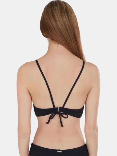 Fundango Hogg High Neck Top női bikini felső fekete színben 3