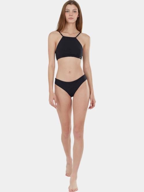 Fundango Hogg High Neck Top női bikini felső fekete színben 4