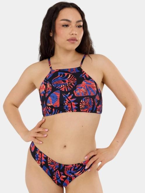 Fundango Hogg High Neck Top női bikini felső fekete színben 2