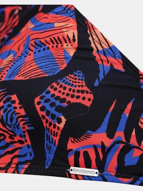 Fundango Hogg High Neck Top női bikini felső fekete színben 7