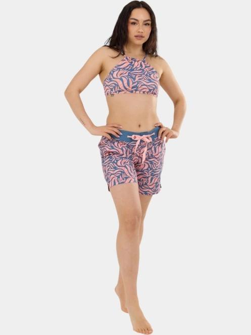 Fundango Hogg High Neck Top női bikini felső sötétkék színben 4