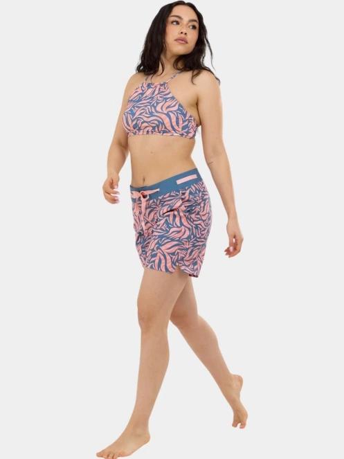 Fundango Hogg High Neck Top női bikini felső sötétkék színben 5