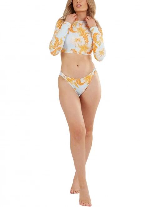 Fundango Amelia Surf Top női bikini felső narancssárga színben 4