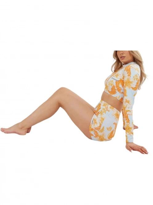 Fundango Amelia Surf Top női bikini felső narancssárga színben 8