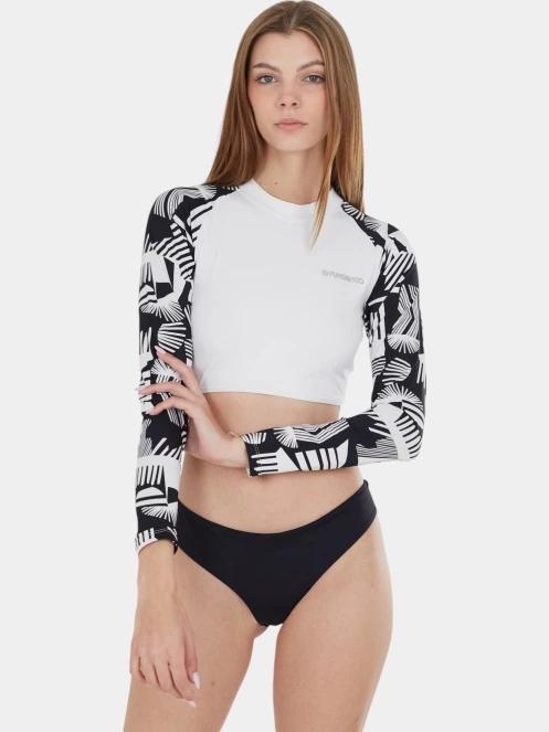 Fundango Amelia Surf Top női bikini felső fekete színben 2