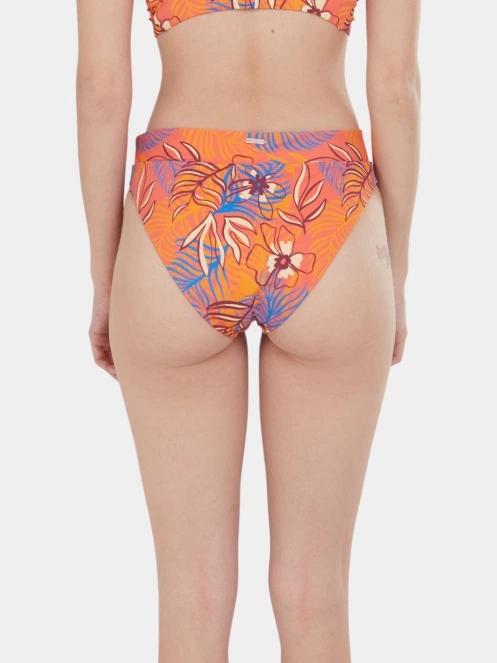 Fundango Sahara Mid Waist Full Bottom női bikini alsó rózsaszín színben 3