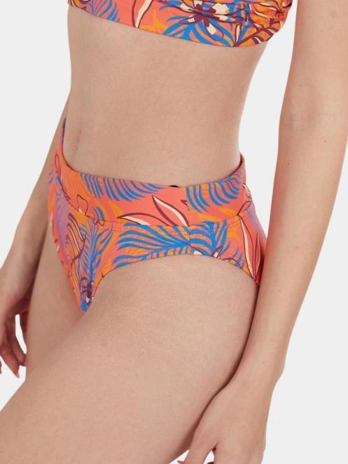 Fundango Sahara Mid Waist Full Bottom női bikini alsó rózsaszín színben 5