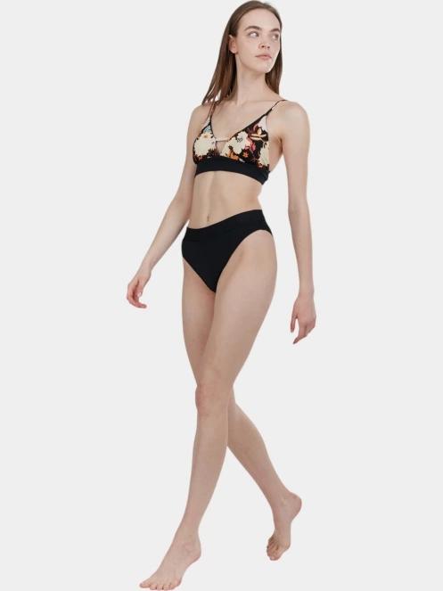 Fundango Sahara Mid Waist Full Bottom női bikini alsó fekete színben 4