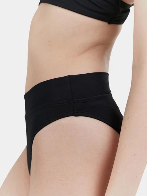 Fundango Sahara Mid Waist Full Bottom női bikini alsó fekete színben 6