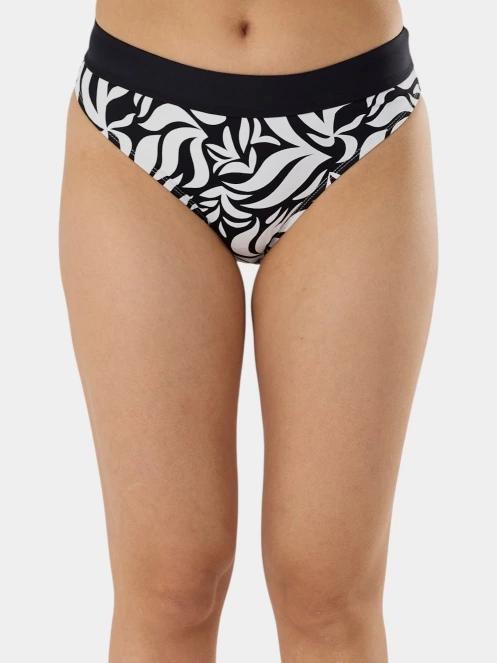 Fundango Sahara Midwaist Full Bottom női bikini alsó fekete színben 2