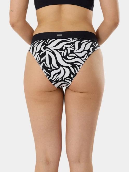 Fundango Sahara Midwaist Full Bottom női bikini alsó fekete színben 4