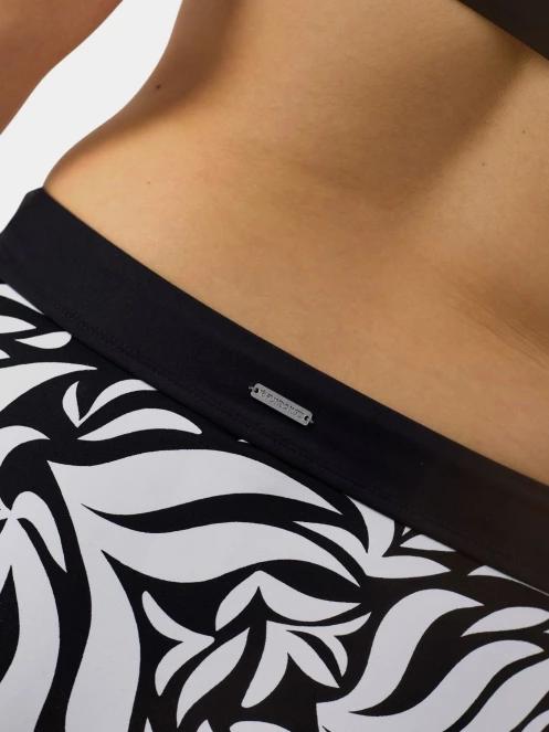 Fundango Sahara Midwaist Full Bottom női bikini alsó fekete színben 8