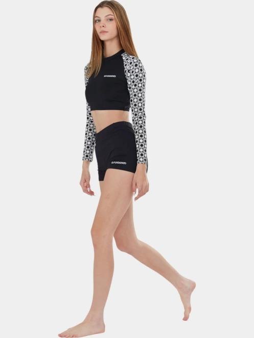 Fundango Amelia Surf Shorts női bikini alsó fekete színben 5