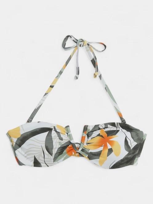 Fundango Lola Bralette Top női bikini felső fehér színben 8