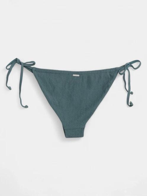 Fundango Innisfil II Tie-side Jacquard Bottom női bikini alsó zöld színben 7