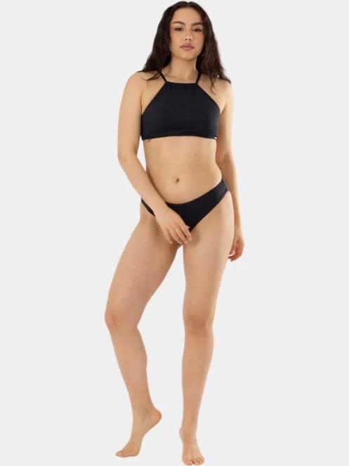 Fundango Hogg High Waisted Bottom női bikini alsó fekete színben 4