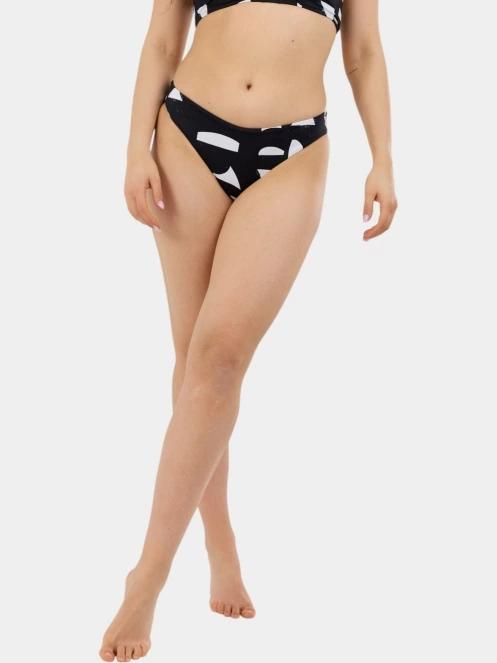 Fundango Hogg High Waisted Bottom női bikini alsó fekete színben 2