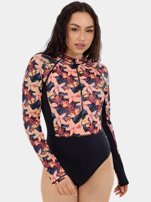 Fundango Dolphin Long Sleeve Suit női fürdőruha rózsaszín színben 2