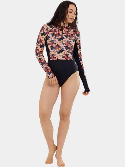 Fundango Dolphin Long Sleeve Suit női fürdőruha rózsaszín színben 4