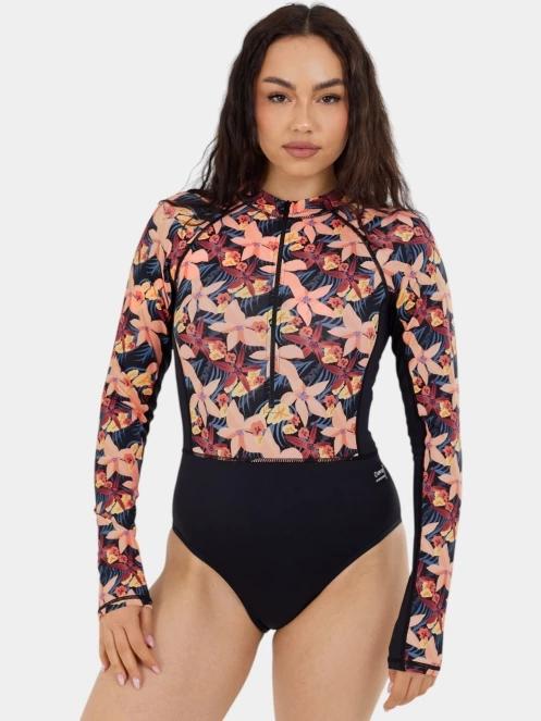 Fundango Dolphin Long Sleeve Suit női fürdőruha rózsaszín színben 6