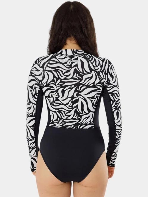 Fundango Dolphin Long Sleeve Suit női fürdőruha fekete színben 3