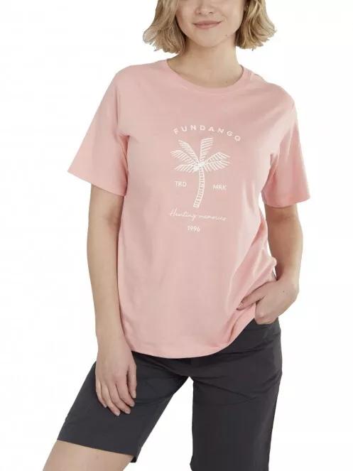 Fundango Bolton T-shirt női rövid ujjú póló rózsaszín színben 2