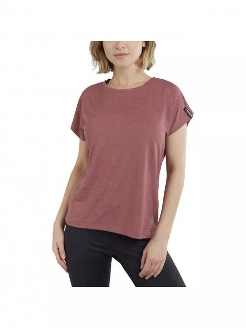 Fundango Rush Loose T-shirt női rövid ujjú póló magenta színben 2