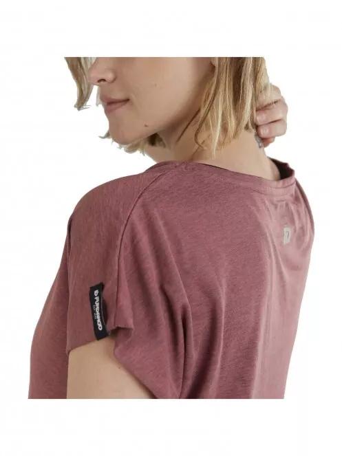 Fundango Rush Loose T-shirt női rövid ujjú póló magenta színben 4