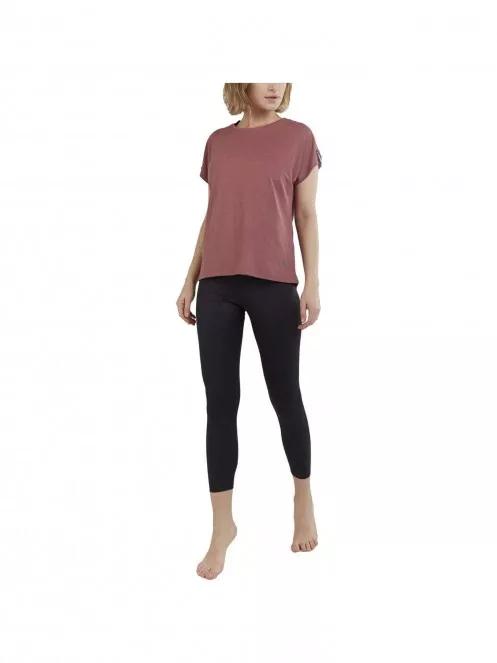 Fundango Rush Loose T-shirt női rövid ujjú póló magenta színben 5
