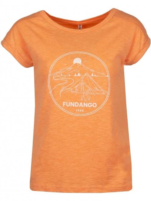Fundango Amira T-shirt női rövid ujjú póló sárga színben 6