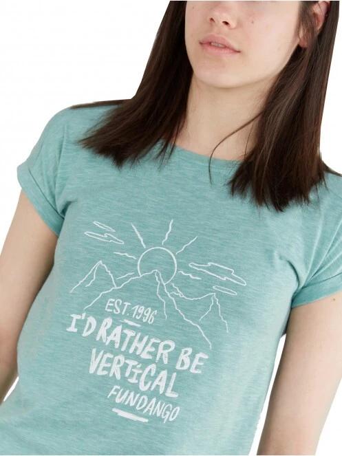 Fundango Amira T-shirt női rövid ujjú póló zöld színben 4