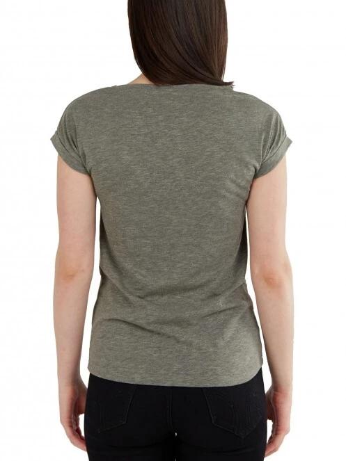Fundango Amira T-shirt női rövid ujjú póló oliva színben 3