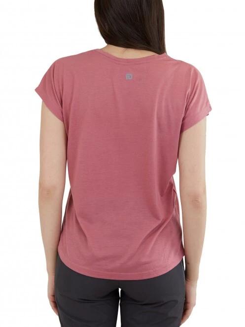 Fundango Rush T-shirt női rövid ujjú sport póló magenta színben 3