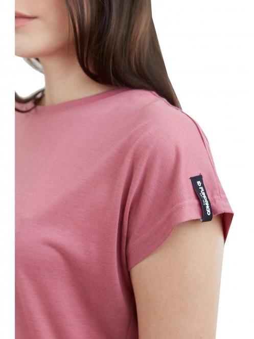 Fundango Rush T-shirt női rövid ujjú sport póló magenta színben 5