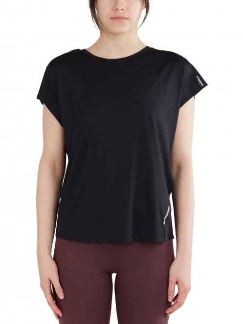 Fundango Hanabi T-shirt női rövid ujjú sport póló fekete színben 2