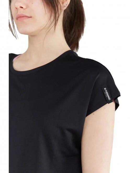 Fundango Hanabi T-shirt női rövid ujjú sport póló fekete színben 5