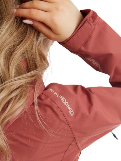 Fundango Piora Waterproof Jacket női esőkabát piros színben 7