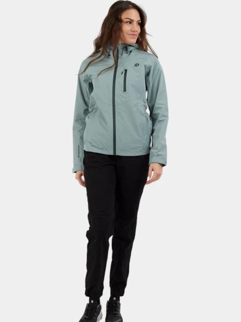 Fundango Piora Waterproof Jacket női esőkabát zöld színben 4