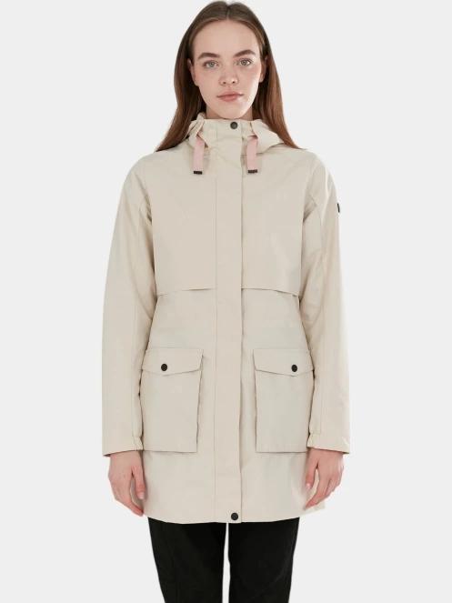 Fundango Zhuri Waterproof Jacket női esőkabát homok színben 2