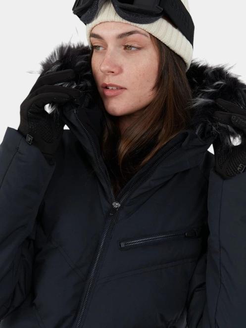 Fundango Elyra Fur Padded Jacket női steppelt síkabát fekete színben 6