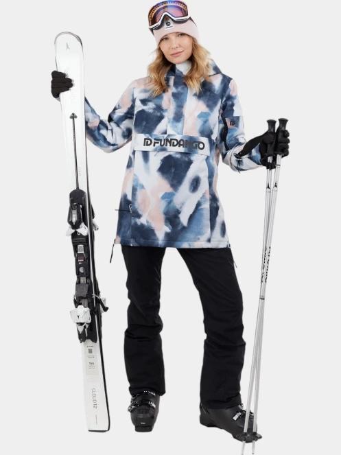 Fundango Birch ECO Logo Anorak női síkabát sötétkék színben 4