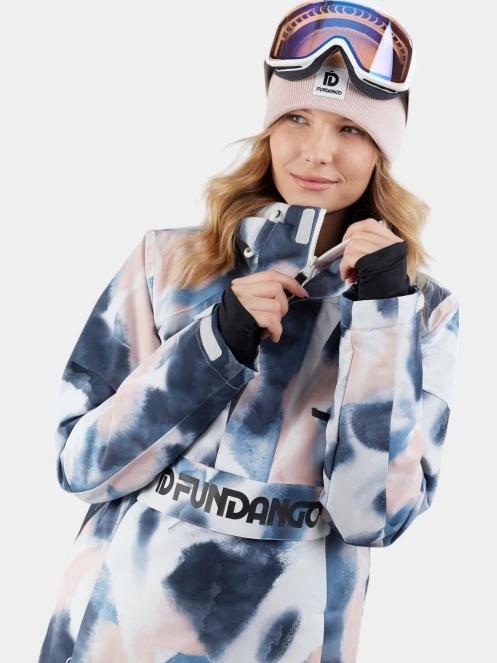 Fundango Birch ECO Logo Anorak női síkabát sötétkék színben 6