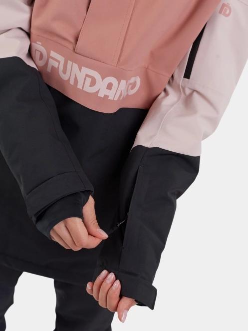 Fundango Birch ECO Logo Anorak női anorák rózsaszín színben 7