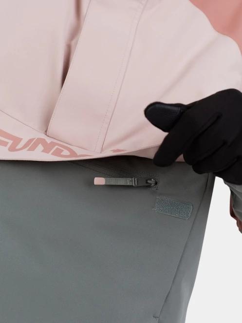 Fundango Birch ECO Logo Anorak női anorák zöld színben 7