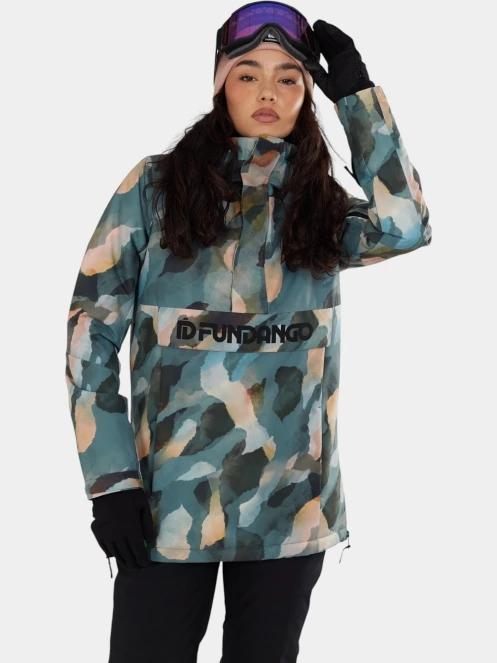 Fundango Birch ECO Logo Anorak női anorák zöld színben 2