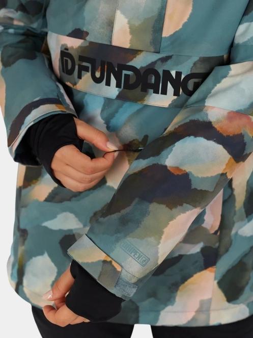 Fundango Birch ECO Logo Anorak női anorák zöld színben 8