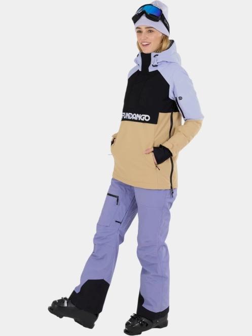 Fundango Birch ECO Logo Anorak női anorák homok színben 4